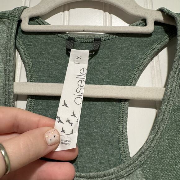 Oiselle Flyte Tank Lot Of Two Green Blue Size XS - Picture 3 of 11
